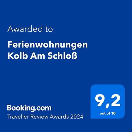 Ferienwohnungen Kolb Am Schloss Bischberg Exterior foto